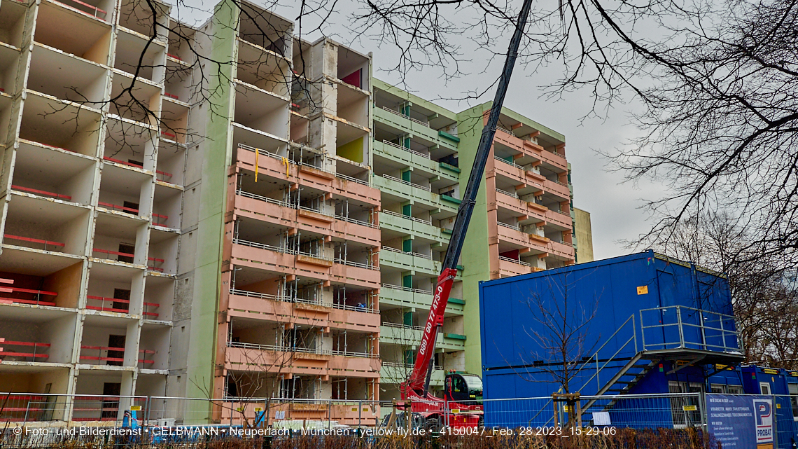 28.02.2023 - Sanierung in der Kurt-Eisner Straße Neuperlach